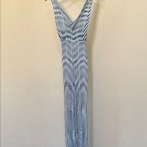 BB Dakota Blue and White Striped Maxi Dress